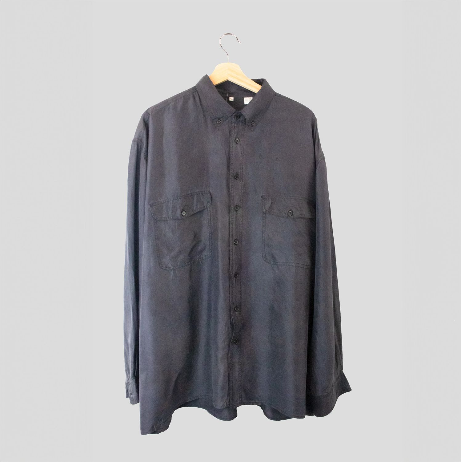 CAMISA MANGA LARGA SEDA 90S