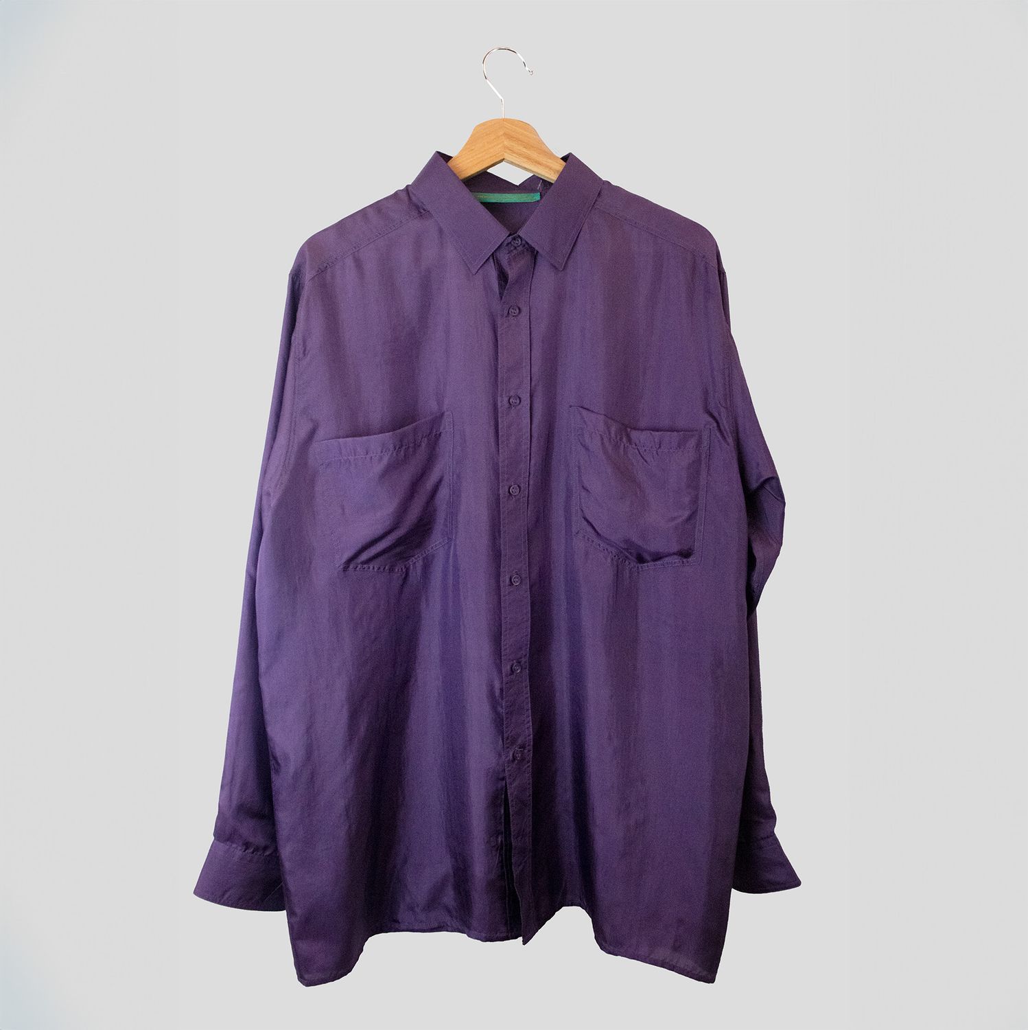 CAMISA MANGA LARGA SEDA 90S