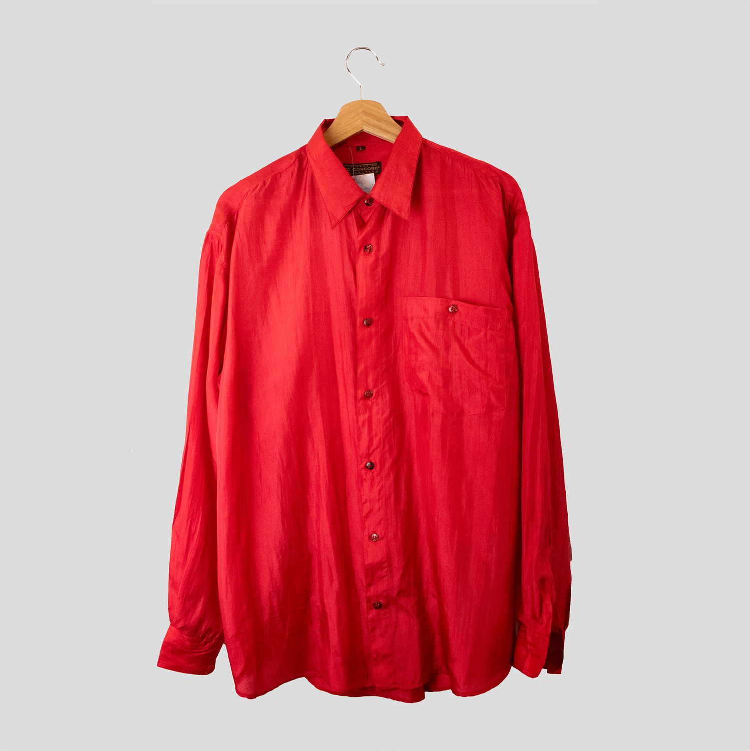 CAMISA MANGA LARGA SEDA 90S