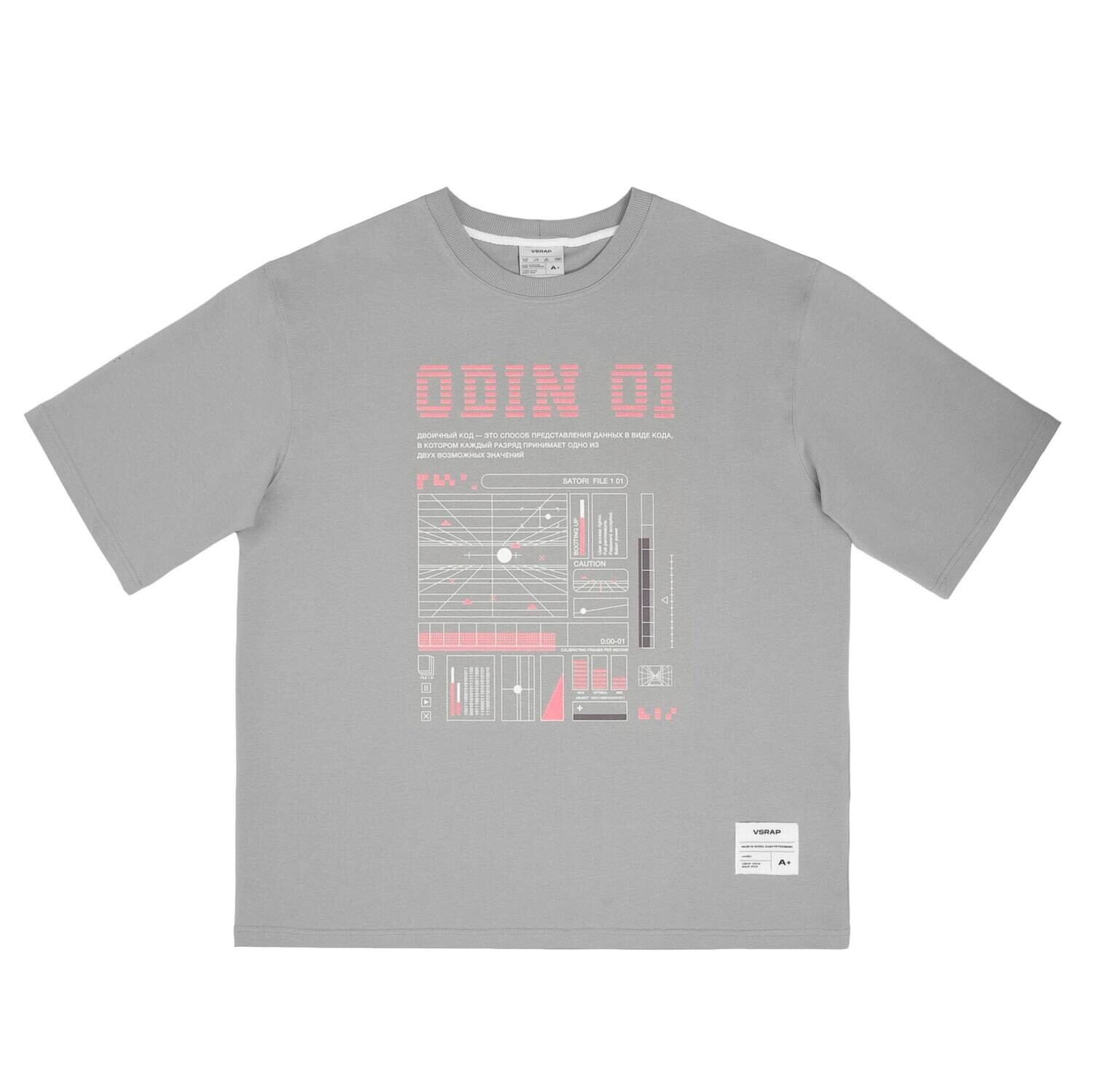 Футболка "ODIN 01" grey