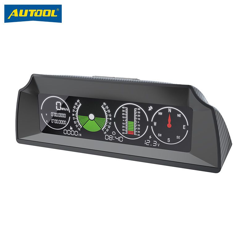 Autool X90 GPS Fonksiyonlu Hız, Eğim Ölçer, Pusula Araç HUD Gösterge