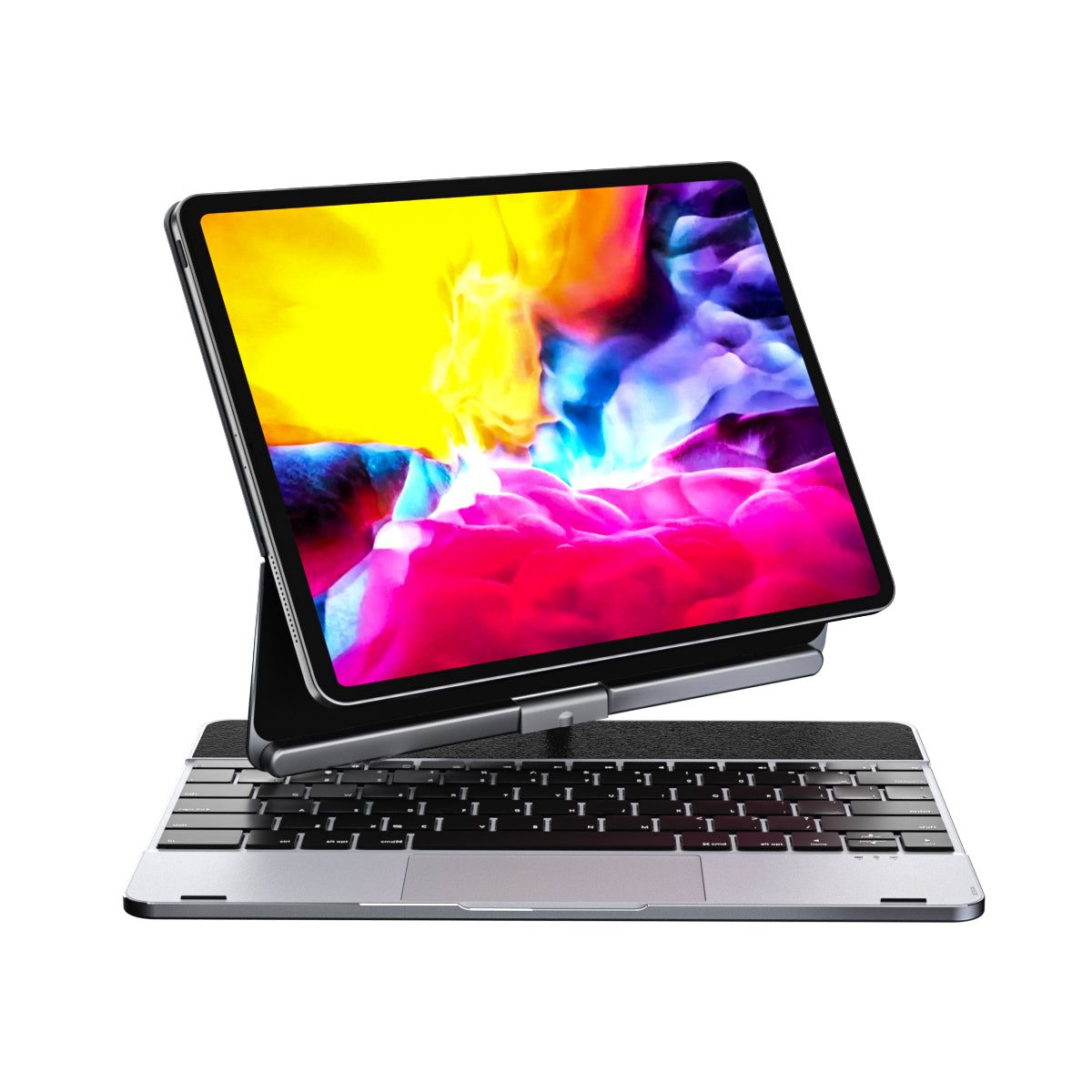 Doqo AluFlex™ iPad Pro 12,9" için Alüminyum Alaşım Klavye Kılıf