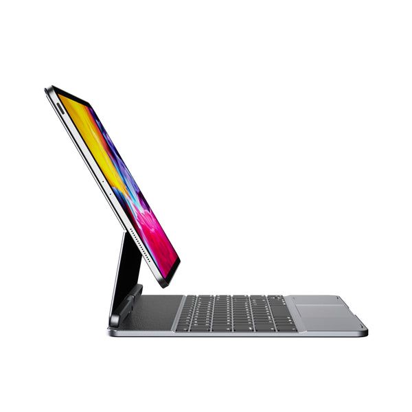 Doqo AluFlex™ iPad Pro 12,9" için Alüminyum Alaşım Klavye Kılıf