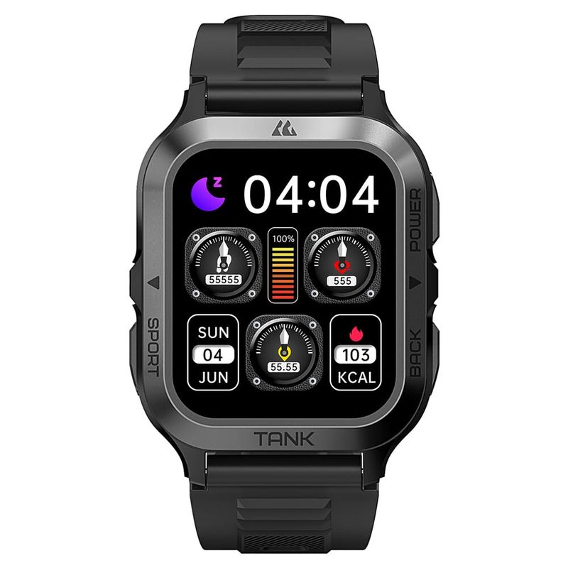 KOSPET TANK M2 Bluetooth Arama Fonksiyonlu Dayanıklı Akıllı Saat
