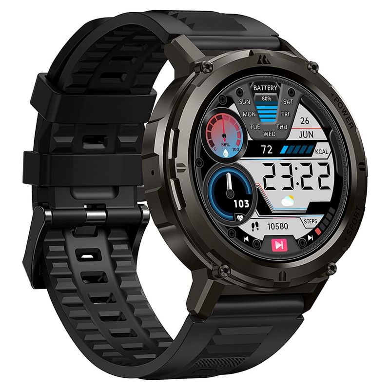 KOSPET TANK T2 Bluetooth Çağrı Fonksiyonlu Dayanıklı Akıllı Saat