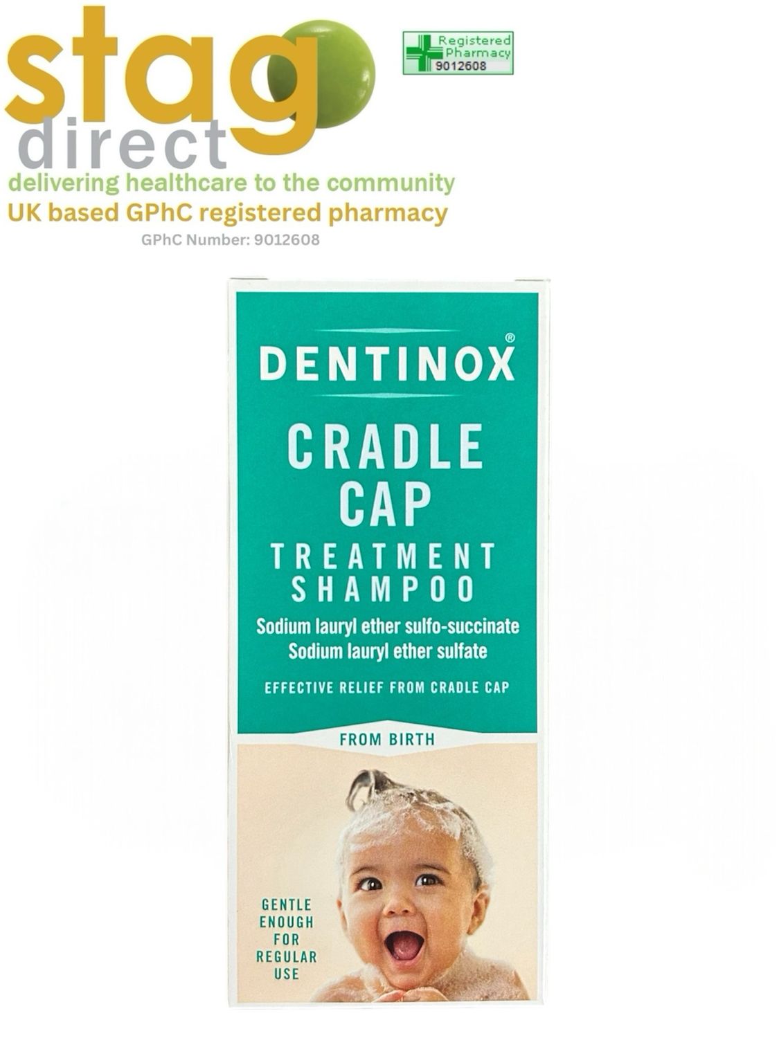 Dentinox Cradle Cap Shampoo 125ml