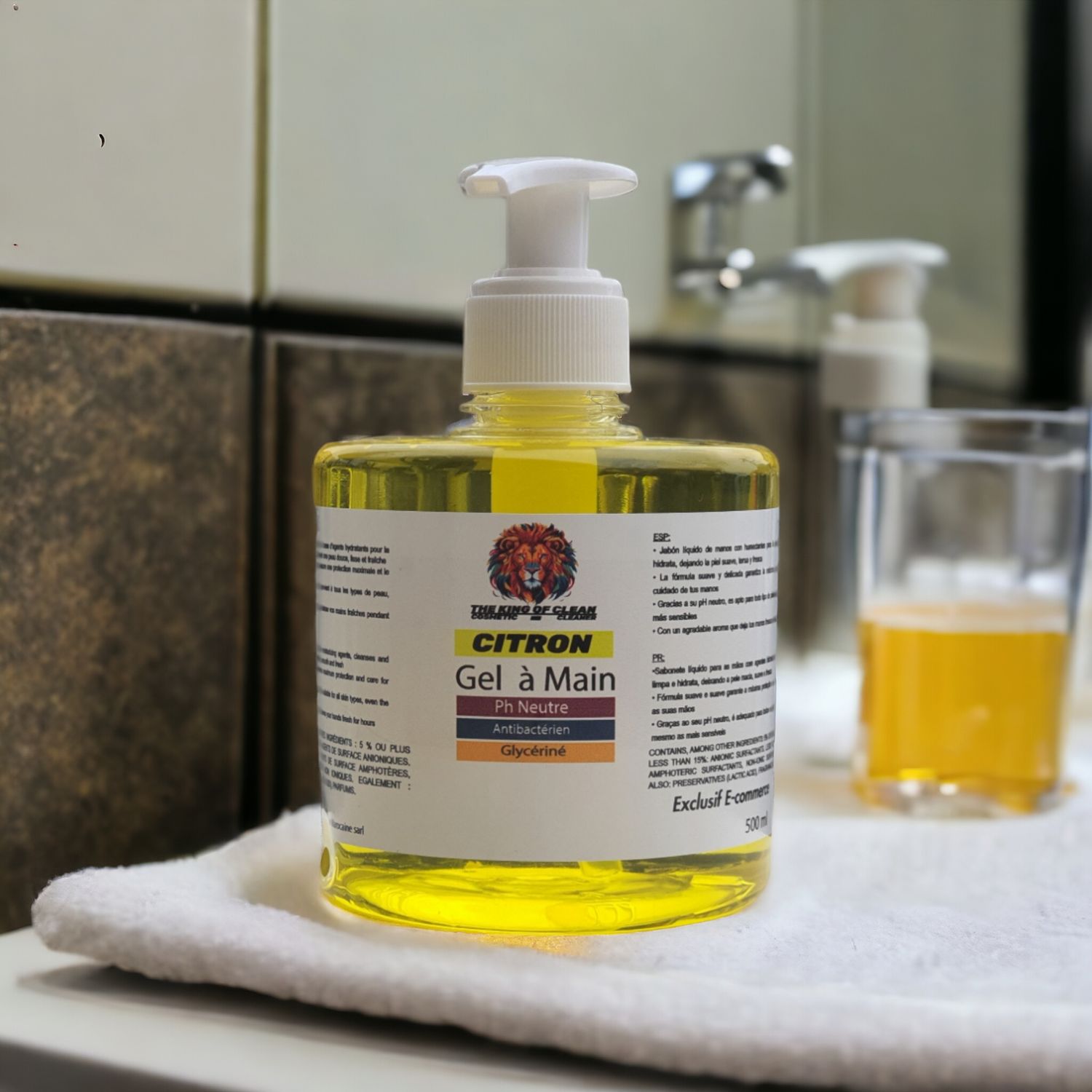 Gel à main - Citron 500ml
