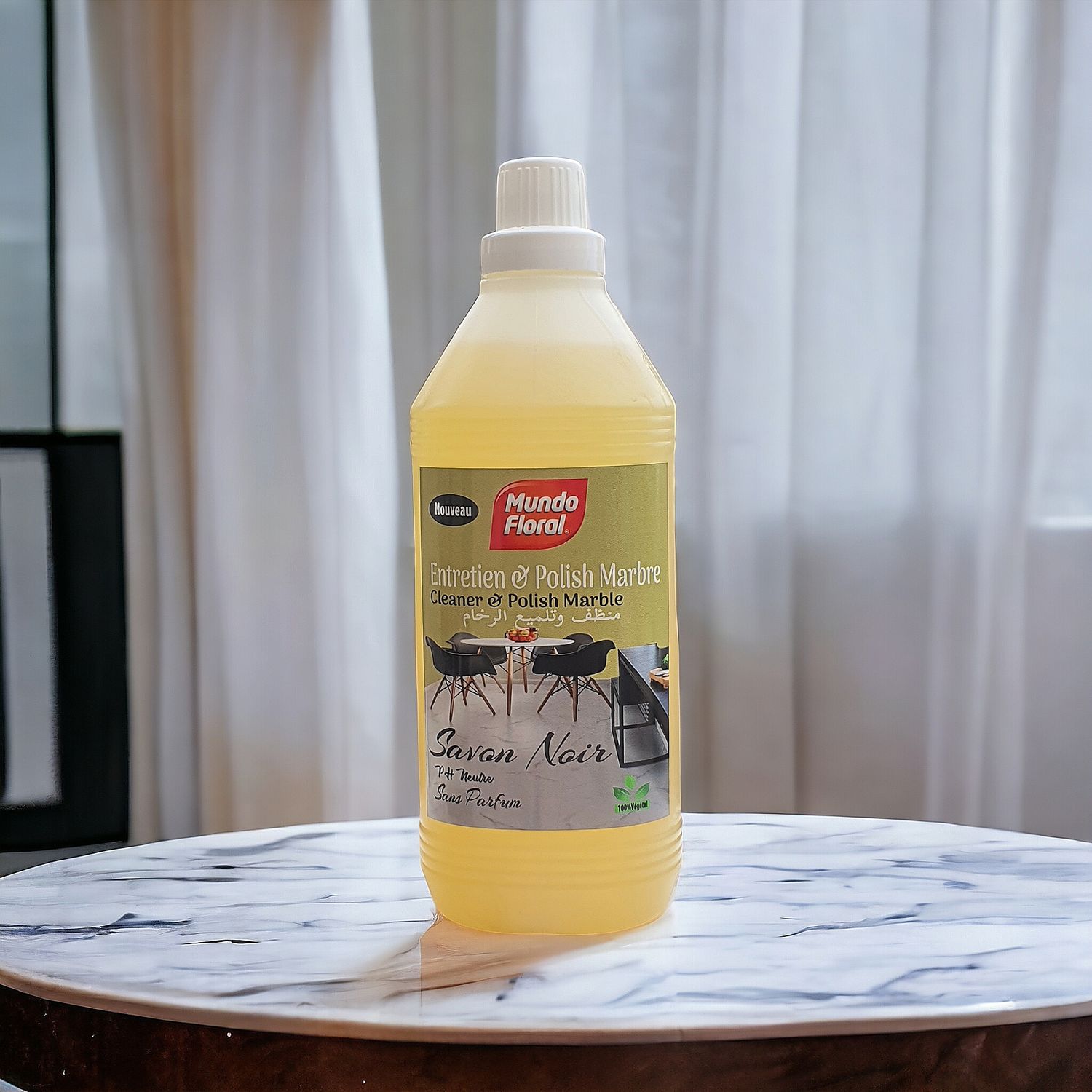 Savon noir pour Marbre (sans parfum) 1L