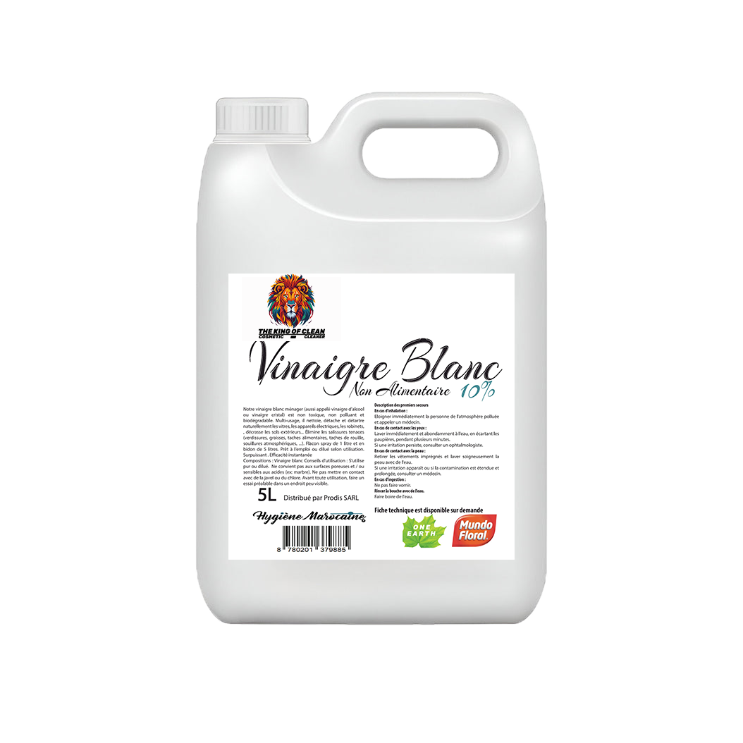 Vinaigre Blanc Écologique 5L