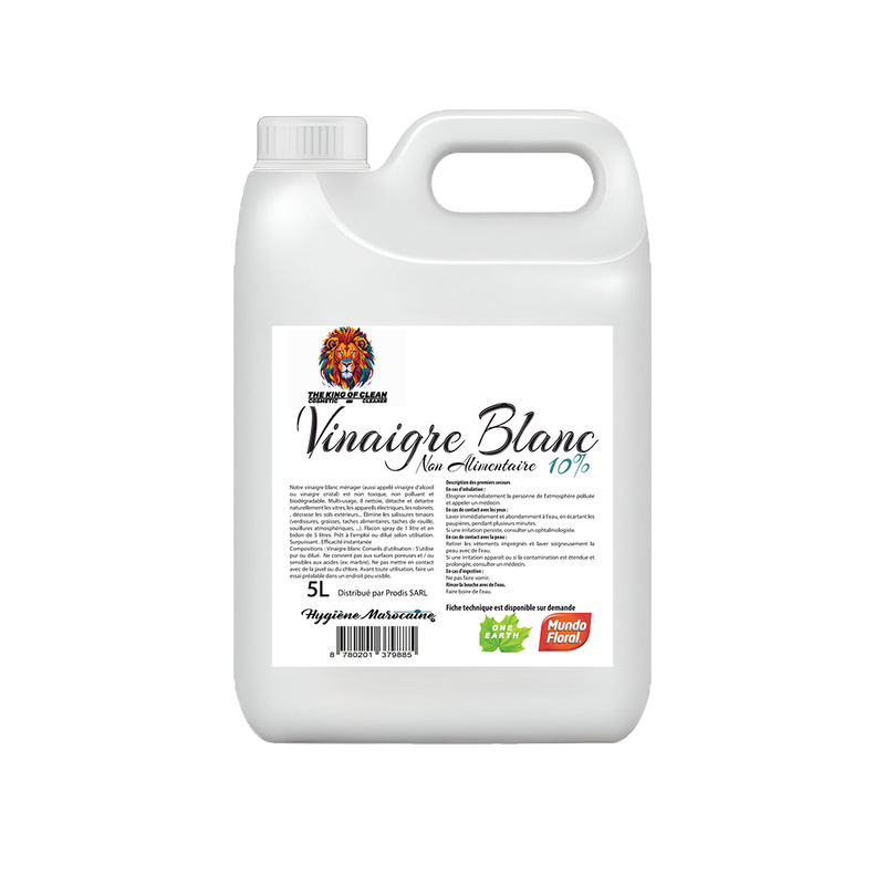 Vinaigre Blanc Écologique 5L