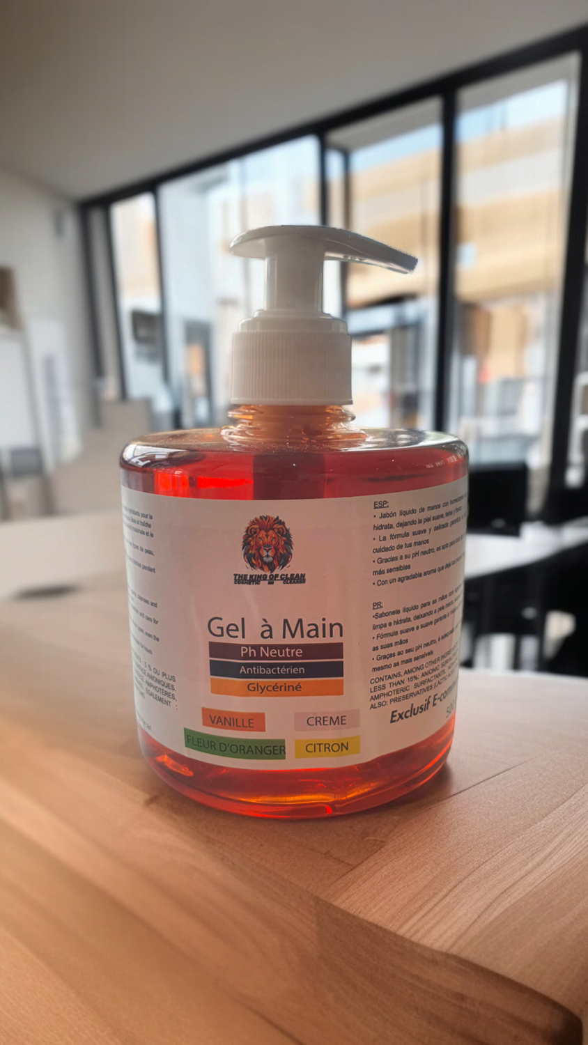 Gel à main - (Vanille) 500 ml