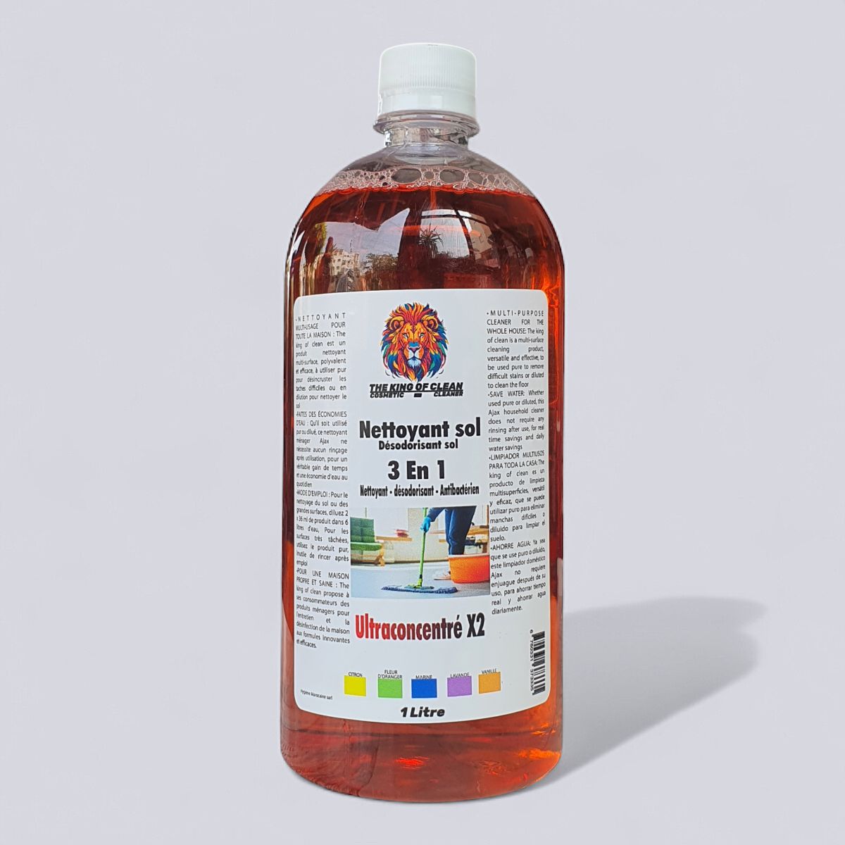 Nettoyant Sol 3-en-1 Ultraconcentré (Vanille)
