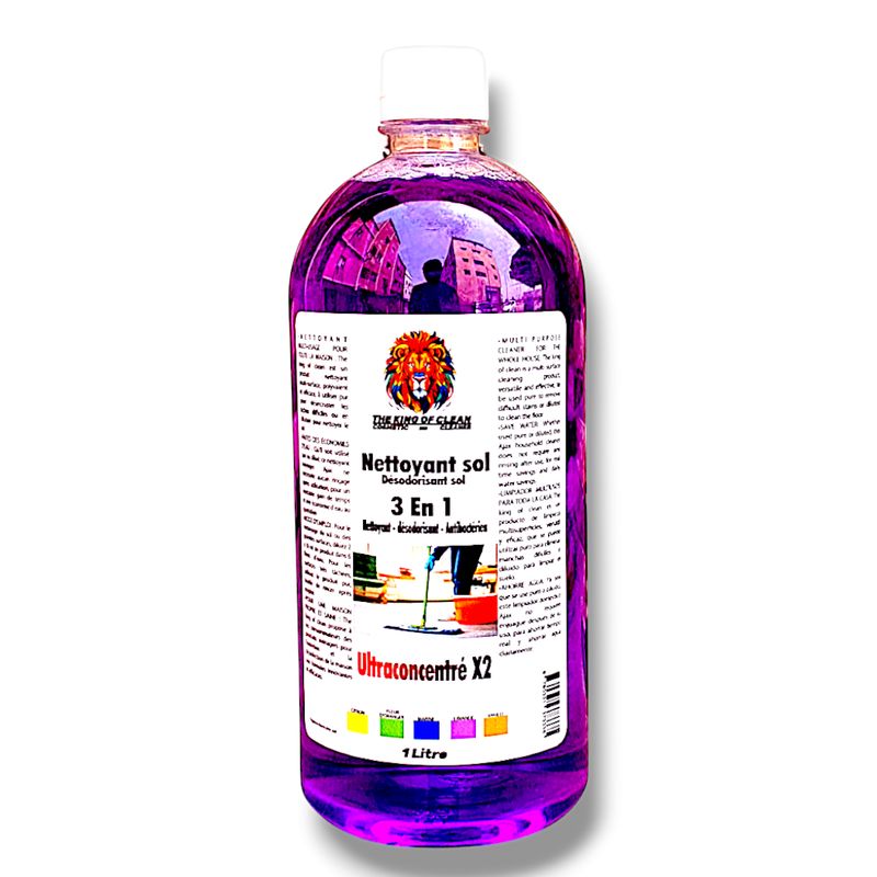 Nettoyant Sol 3-en-1 Ultraconcentré (Lavande)