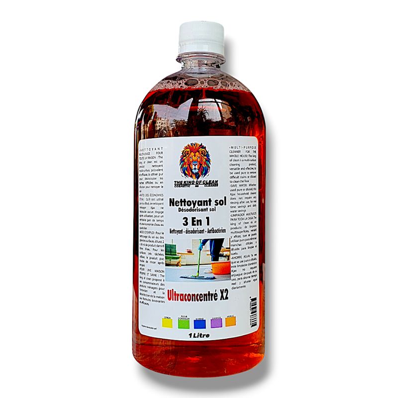 Nettoyant Sol 3-en-1 Ultraconcentré (Vanille)