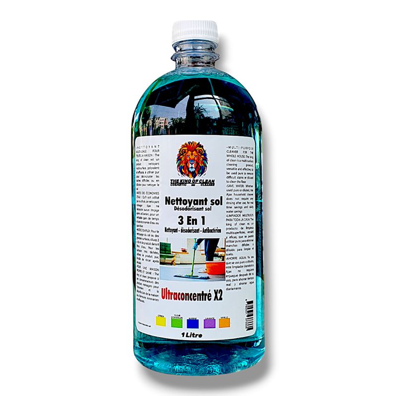 Nettoyant Sol 3-en-1 Ultraconcentré (Marine)