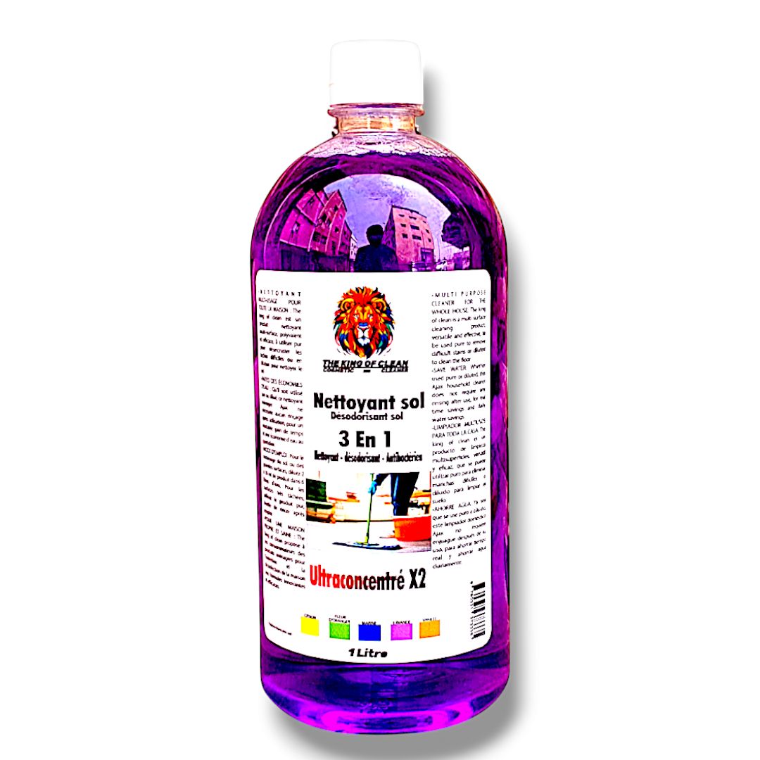 Nettoyant Sol 3-en-1 Ultraconcentré (Lavande)