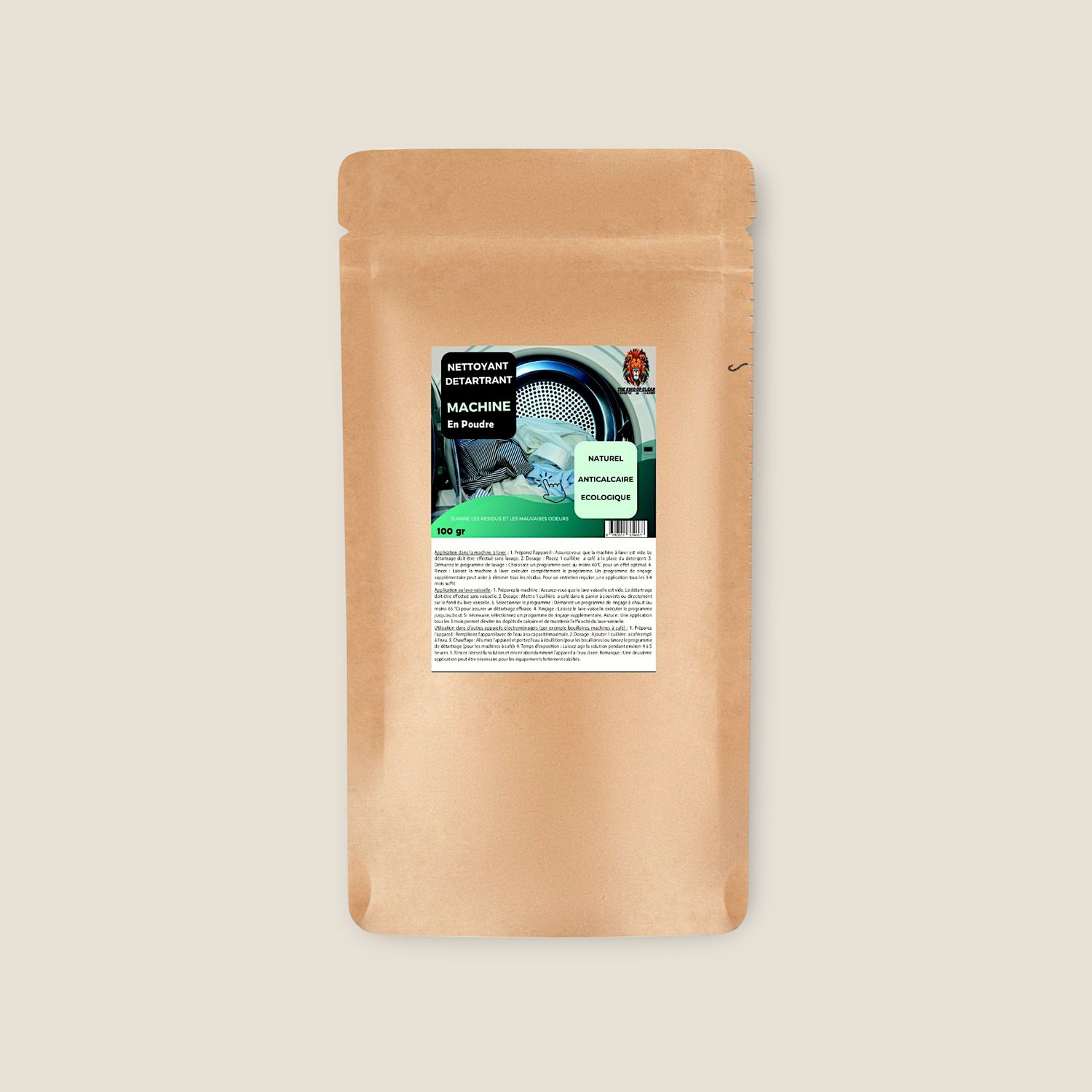 Détartrant Poudre 100gr  (Machine &amp; Électroménager)