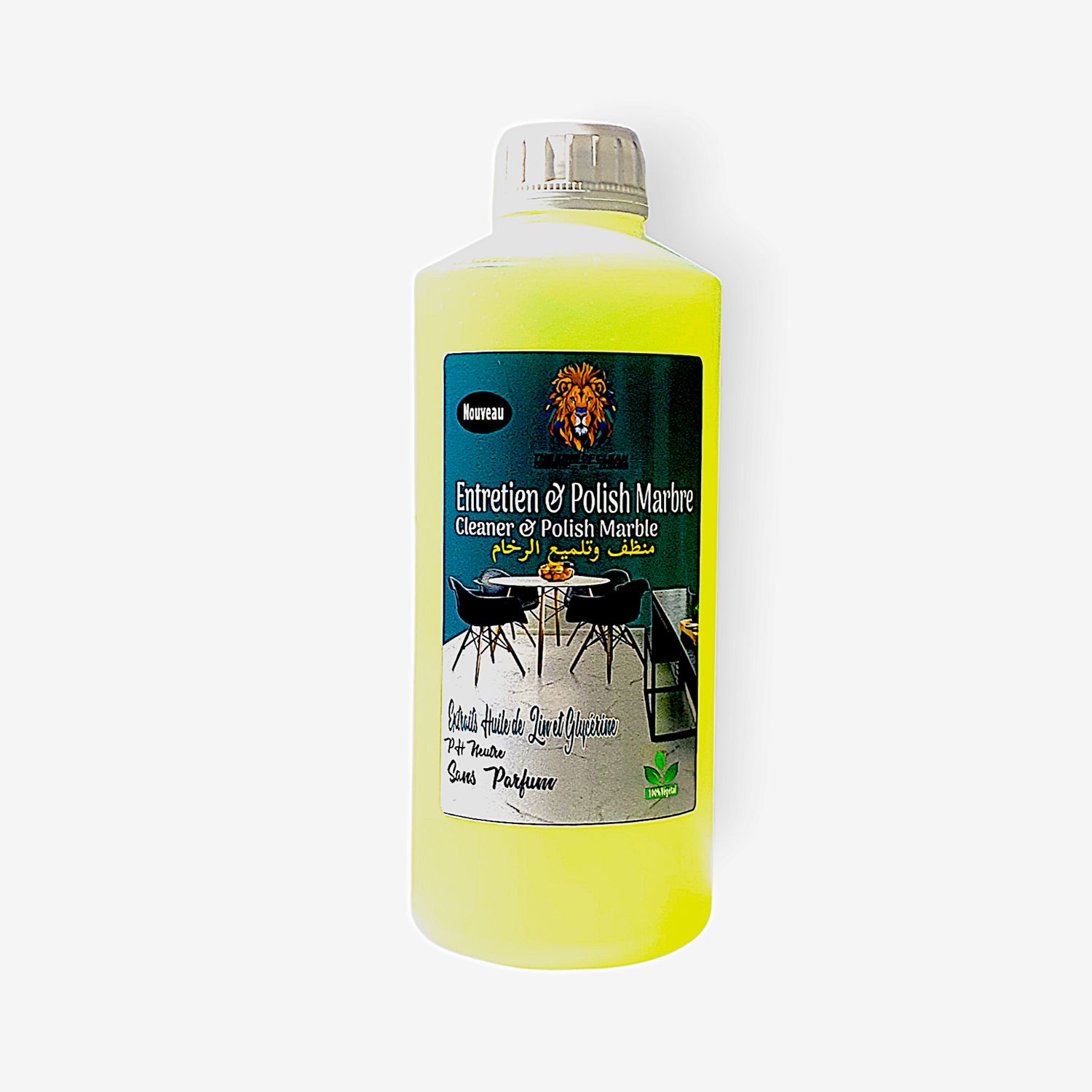 Savon noir extrait huile de lin &amp; glycérine 1L