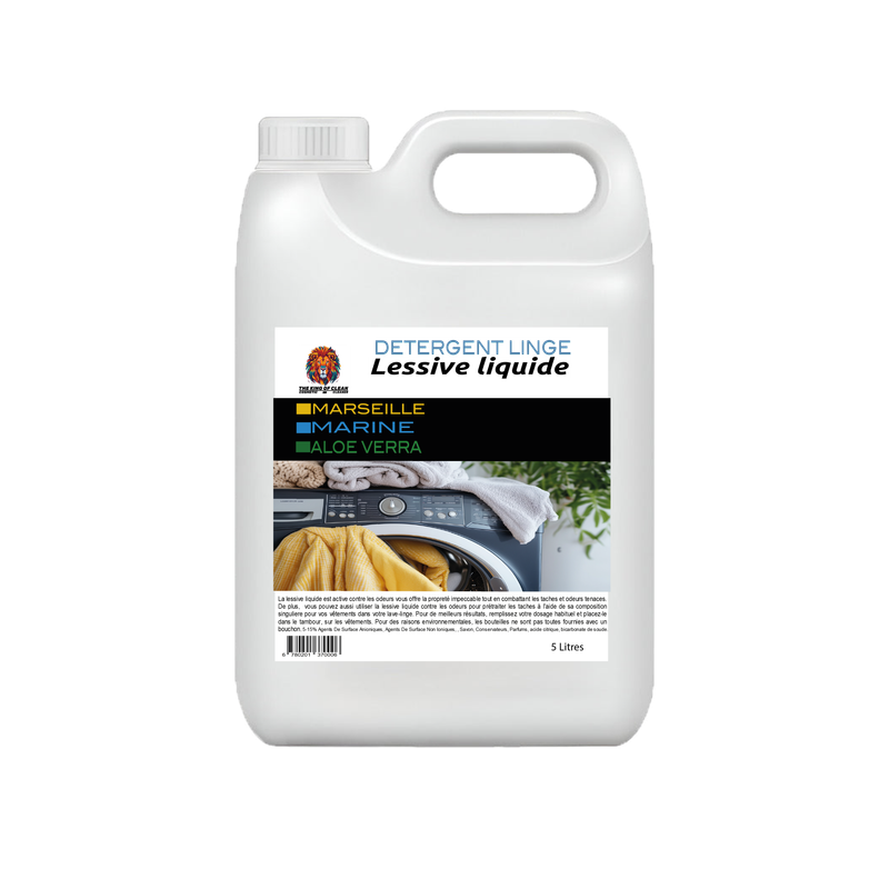 Détergent liquide pour lessives (Marseille) 5L