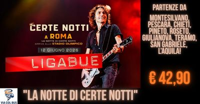 Concerto: LIGABUE - Certe Notti 2026