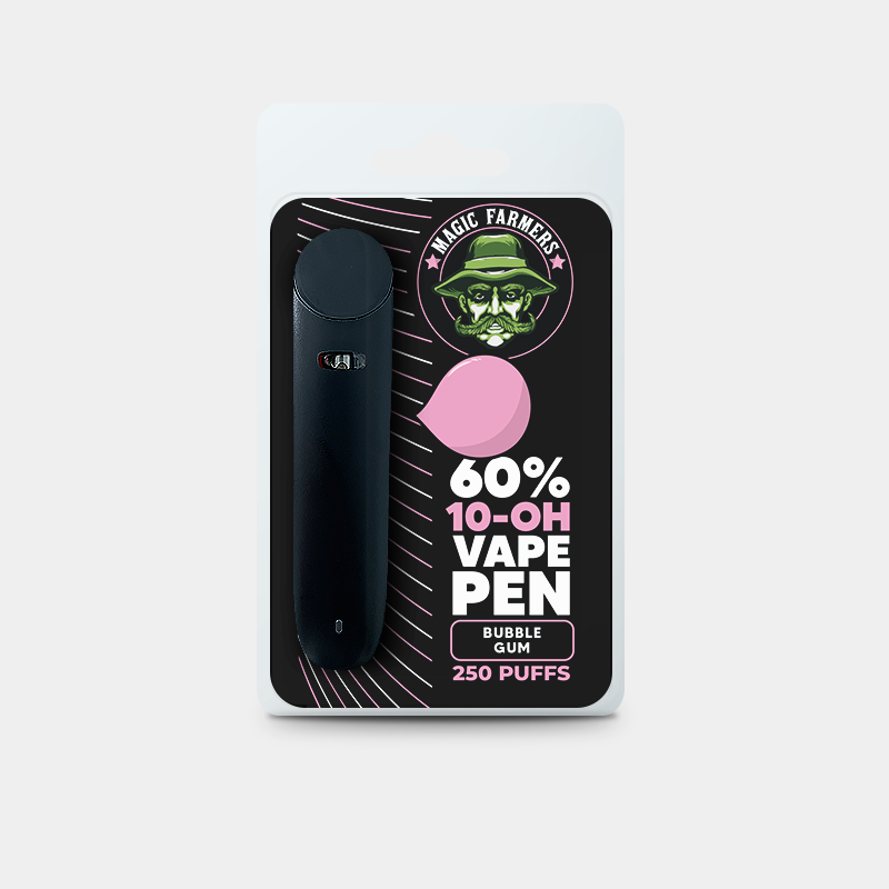 Bubble Gum MAGIC FARMERS 60% 10-HO Einweg Vape