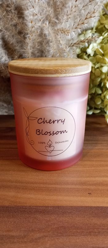 Cherry Blossom Duftkerze im Glas