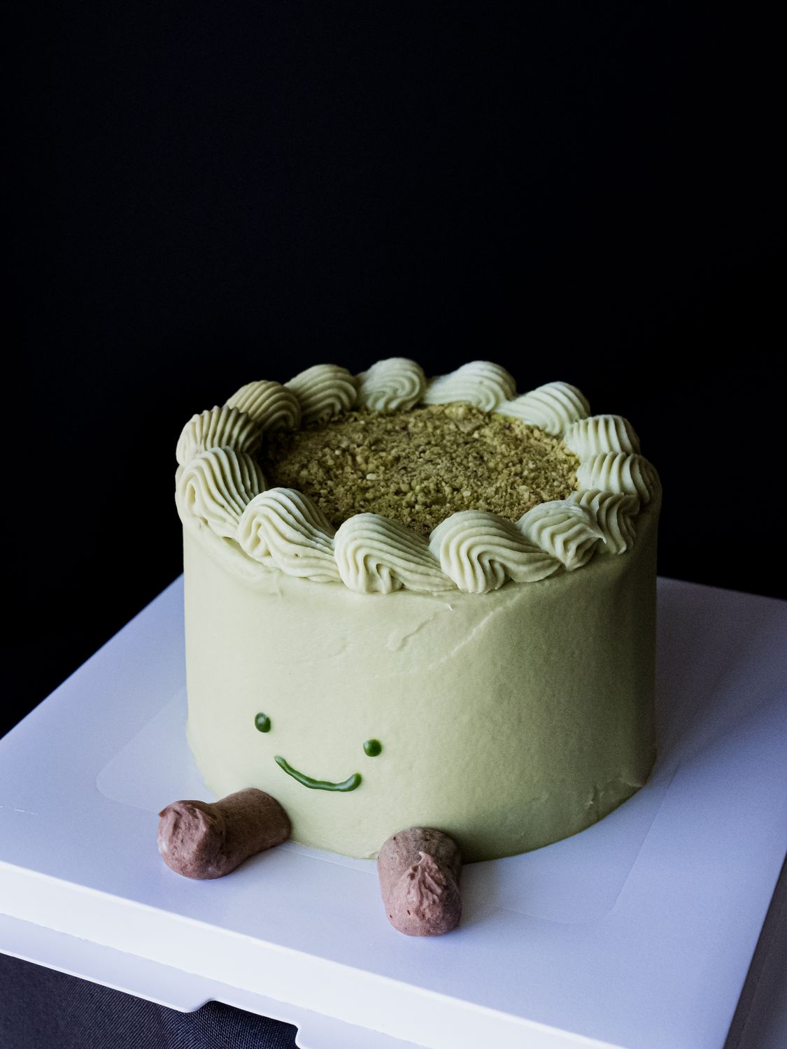 Pistachio Jellycat-Inspired Cake