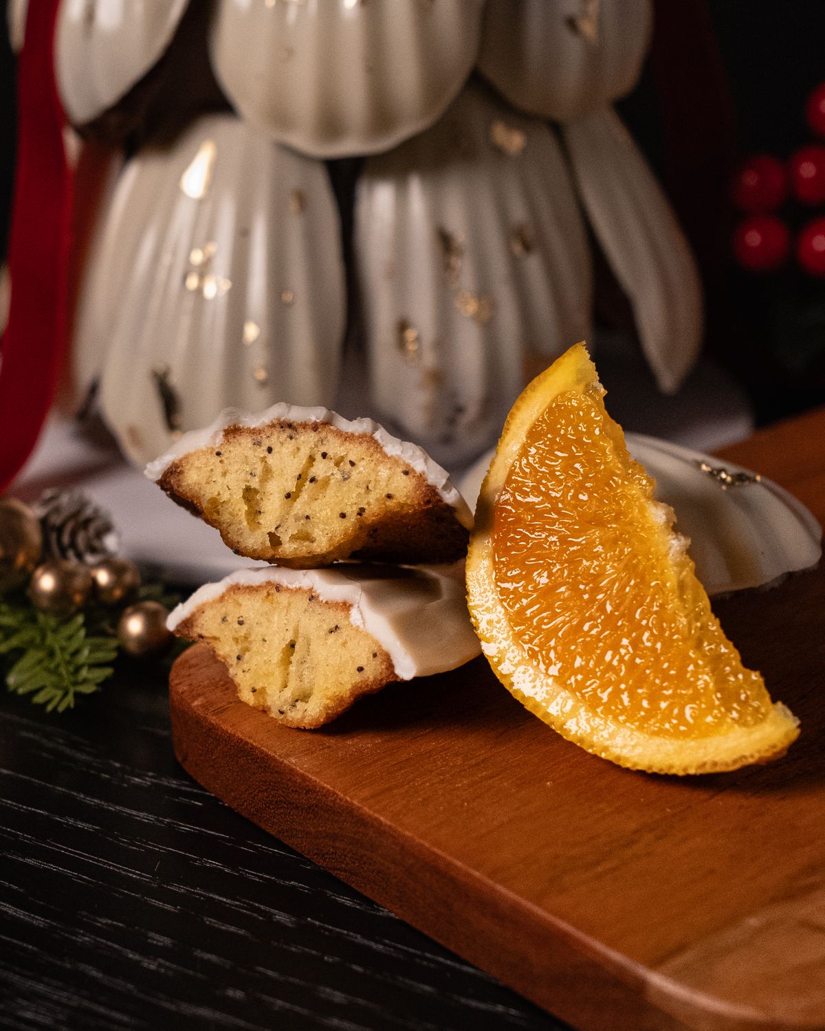 Orange Poppy Seed Madeleine (Dairy-free)
