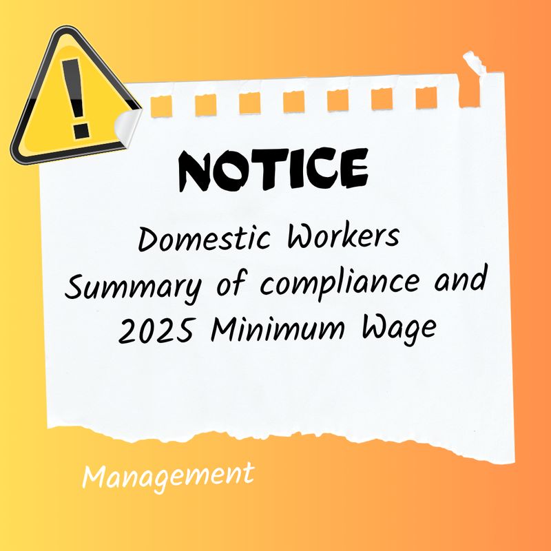 Key Obligations and Minimum Wage 2025