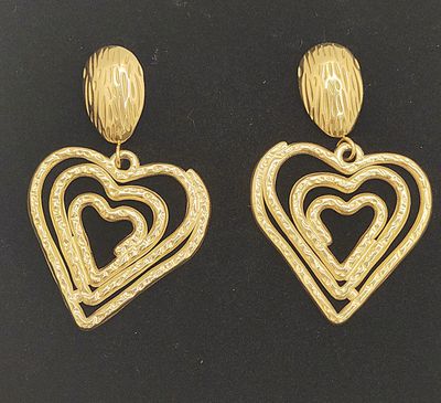 Boucles d&#39;Oreilles Cœur Élégantes