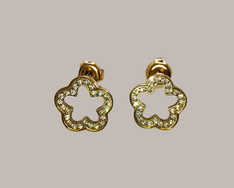 Set Trèfle Doré – Collier, Bracelet &amp; Boucles d’oreilles