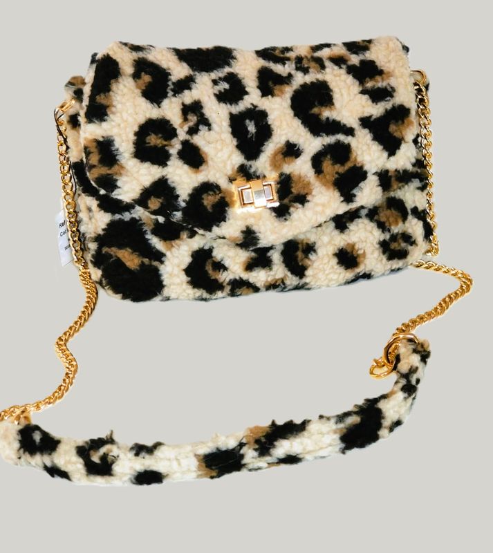Sac bandoulière léopard