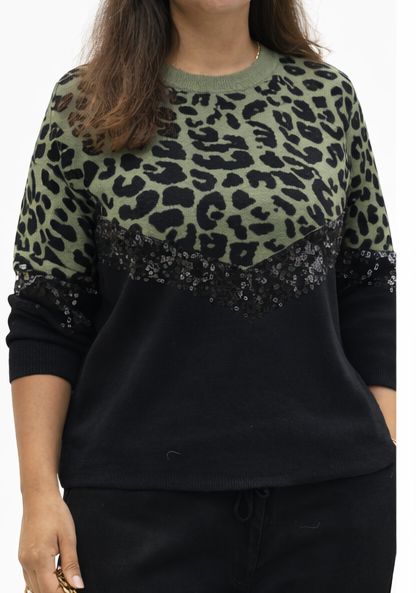 Imprimé Leopard - Olive