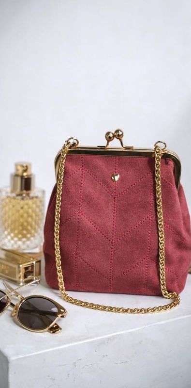 ​Sac bandoulière vintage rouge