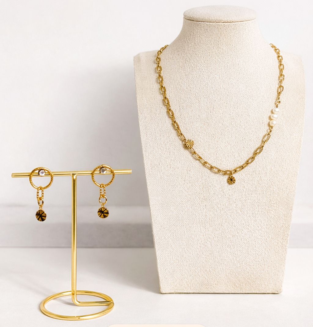 Collier &amp; Boucles d’oreilles – Esprit Soleil