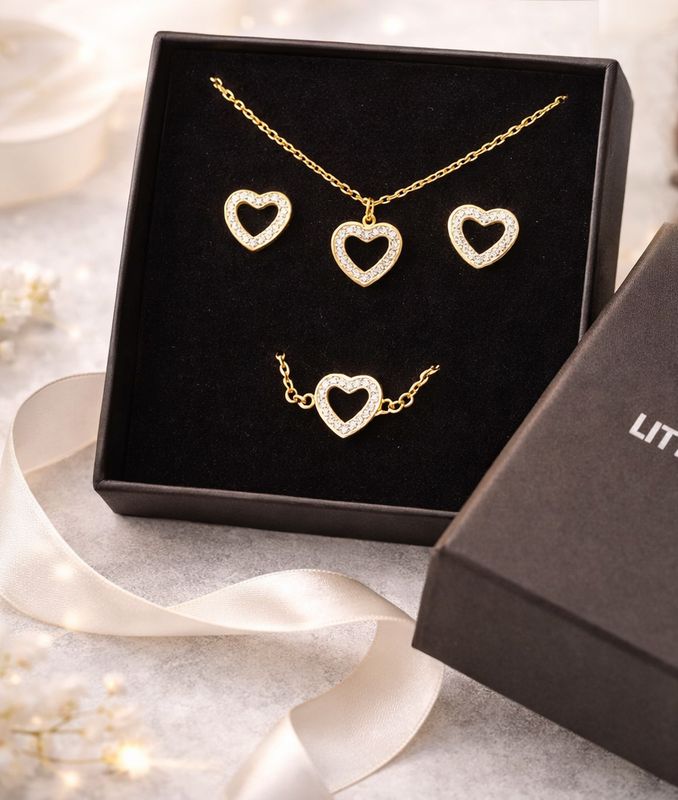 ​Set Cœur – Doré