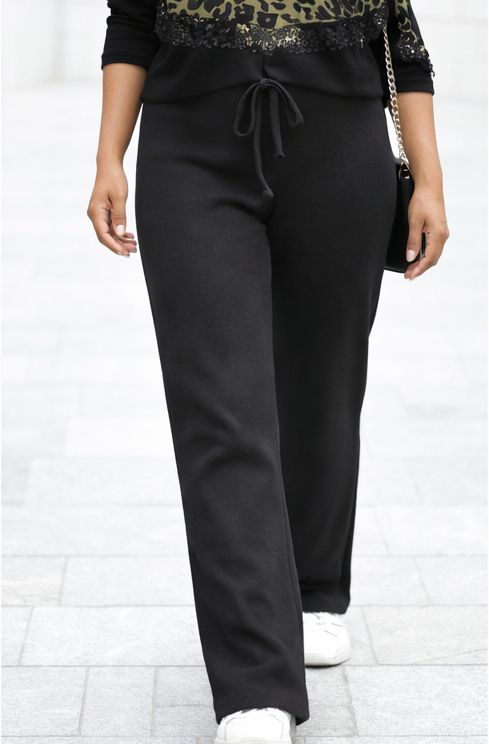 Pantalon Confort Stretch – Noir