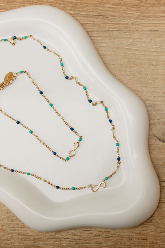 Parure Infini Dorée – Collier &amp; Bracelet