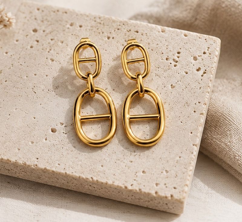 Boucles Ovale Élia