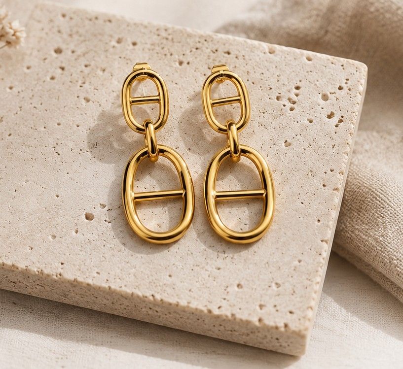 Boucles Ovale Élia