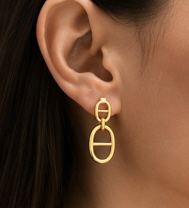 Boucles Ovale Élia