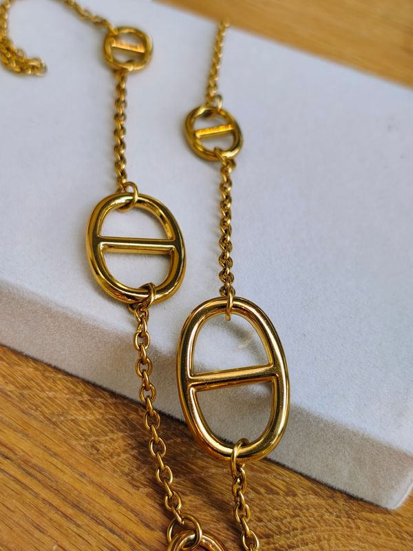 Collier Sautoir à maillons ovales