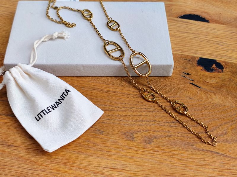 Collier Sautoir à maillons ovales