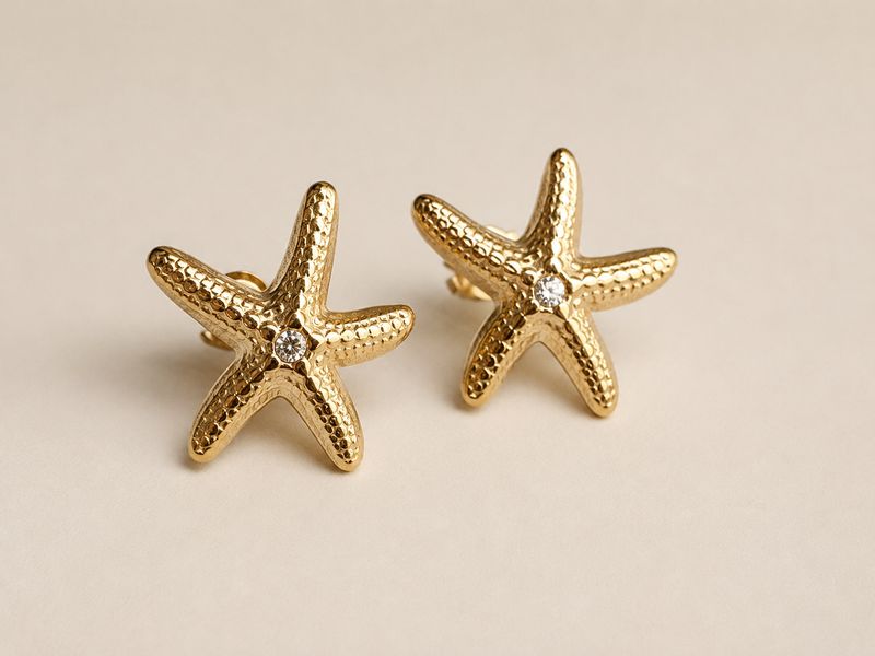 Boucles d'oreilles Étoile de Mer