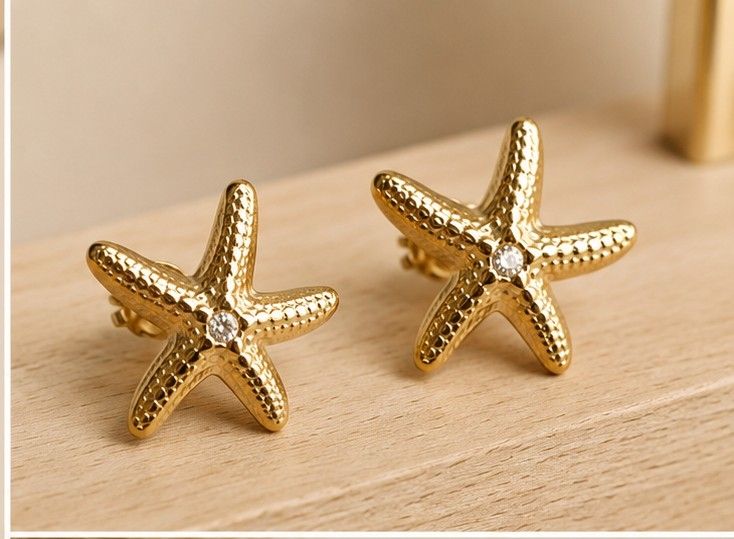 Boucles d'oreilles Étoile de Mer