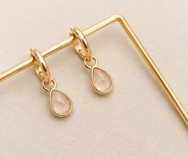Boucles d'oreilles goutte nacrée