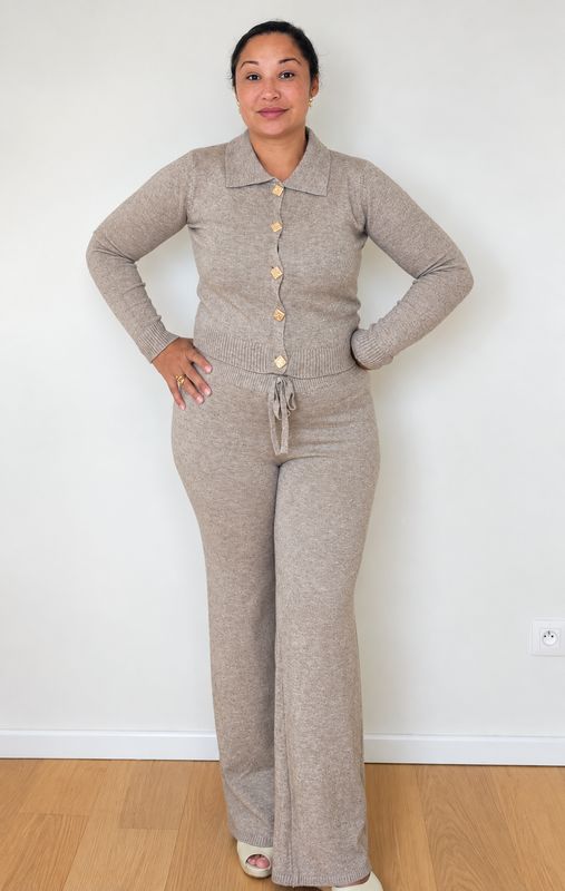 ENSEMBLE ELISÉ en Maille Stretch