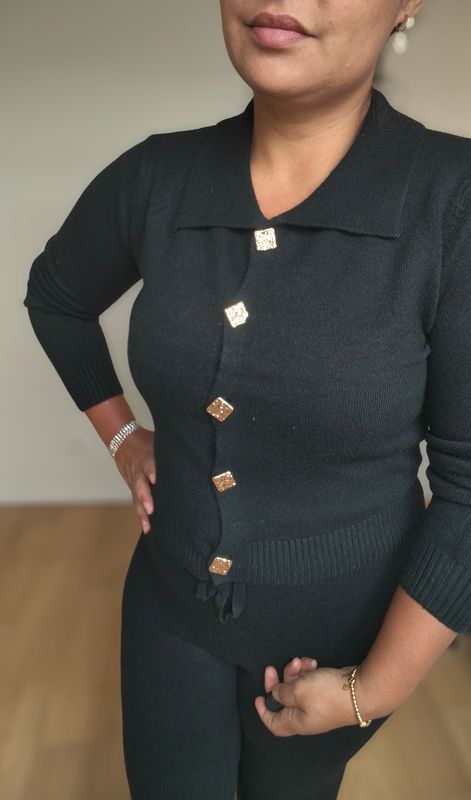 ENSEMBLE ELISÉ en Maille Stretch