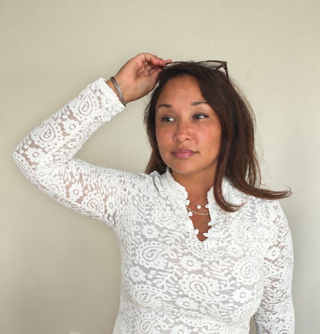 Top Alba – Dentelle Blanche