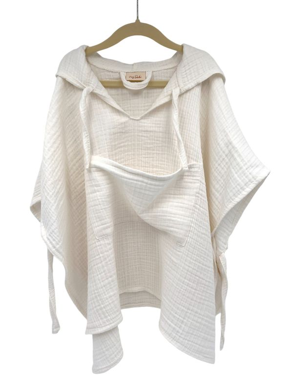Badeponcho aus Musselin